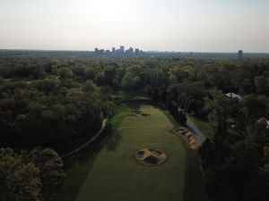 St Louis CC 5th Bunkers Skyline Aerial